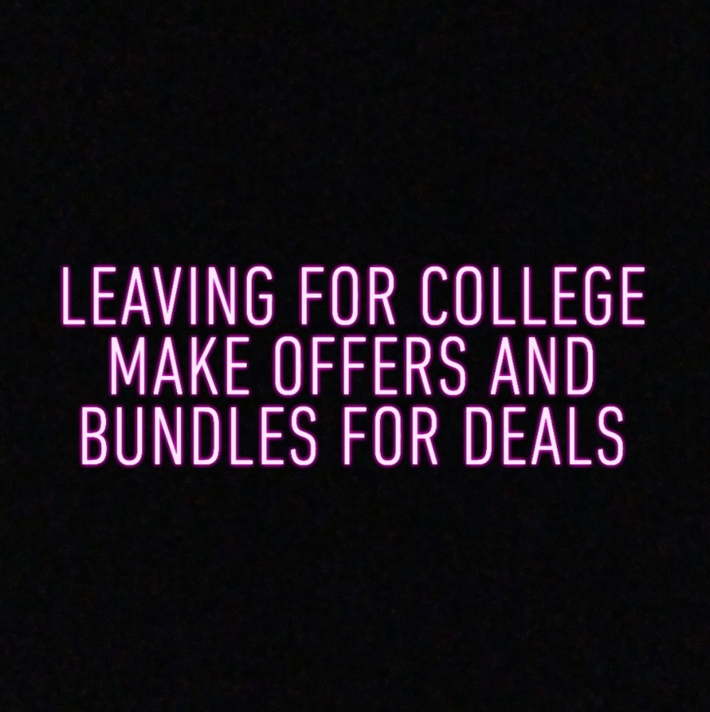 REASONABLE OFFERS ARE WELCOME